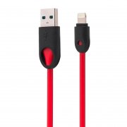 Кабель для Apple Kurato RORI-L200 (USB - lightning) (красный)