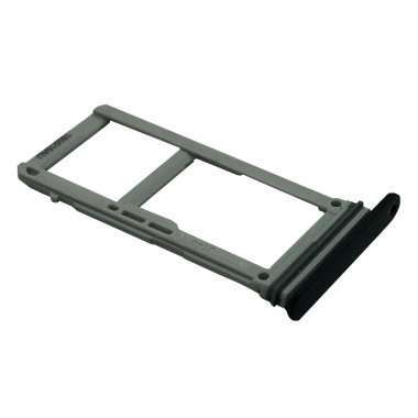 Контейнер SIM для Samsung Galaxy A3 (2017) A320F (черный) &mdash; 2