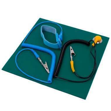 Коврик антистатический KS-6362 200х200 мм с браслетом и гарнитурой &mdash; 1