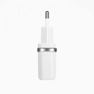 Сетевое зарядное устройство HOCO C12 2USB (белое) &mdash; 4