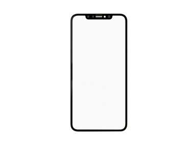 Стекло для Apple iPhone XS Max с пленкой OCA (черное)