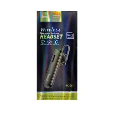 Беспроводная моногарнитура HOCO E36 (черная) &mdash; 1