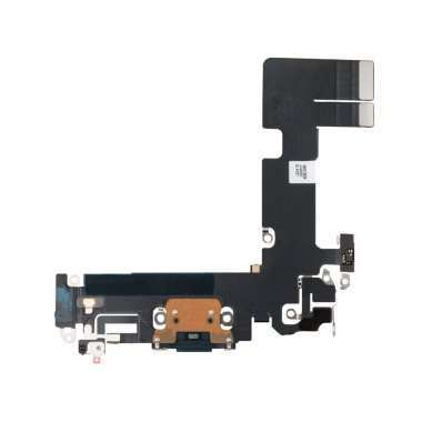 Шлейф для Apple iPhone 13 на разъем зарядки/микрофон (черный) Премиум &mdash; 2