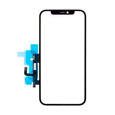 Стекло в сборе с тачскрином и OCA пленкой для Apple iPhone 12 (черное)