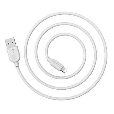Кабель Borofone BX14 для Apple (USB - lightning) (белый) — 4