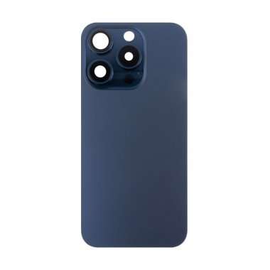 Задняя крышка для Apple iPhone 15 Pro (синяя) Премиум — 2