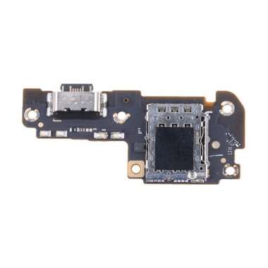 Шлейф для Xiaomi Poco X5 Pro 5G плата на разъем зарядки/разъем SIM/микрофон - Премиум