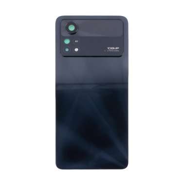 Задняя крышка для Xiaomi Poco X4 Pro 5G (черная) Премиум — 2