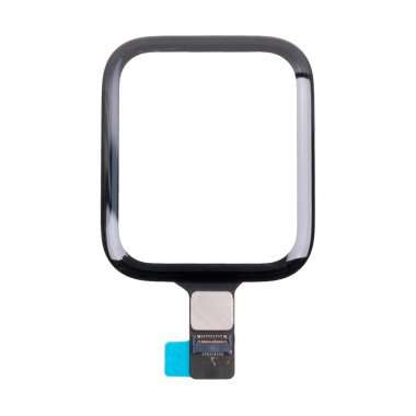 Стекло для Apple Watch SE 2022 Watch 5 44 mm с тачскрином и OCA пленкой (черное) — 2